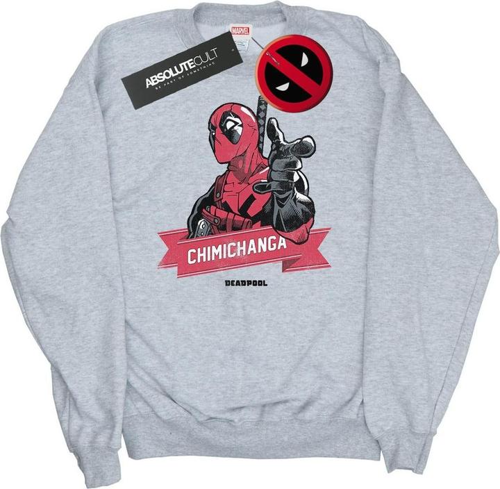 Deadpool Chimichanga Finger Sweatshirt (3XL)