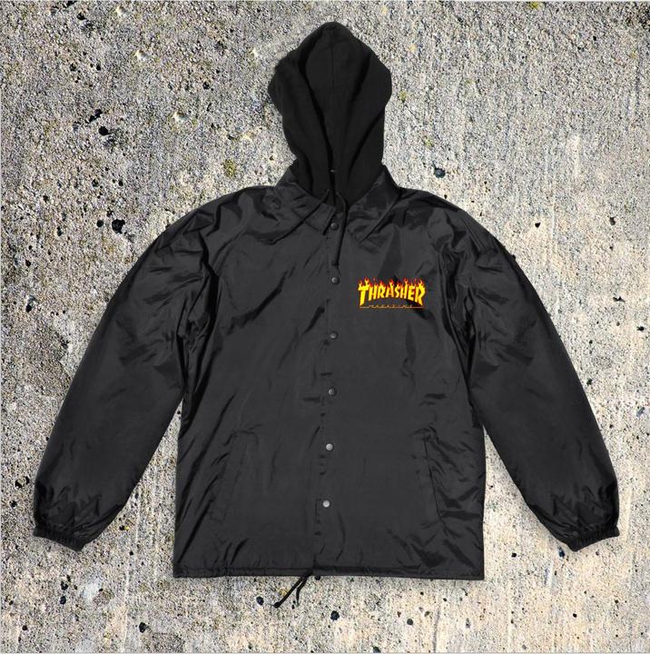 Immagine prodotto Thrasher Flame Coach Jacket w. Fleece Hood (M)