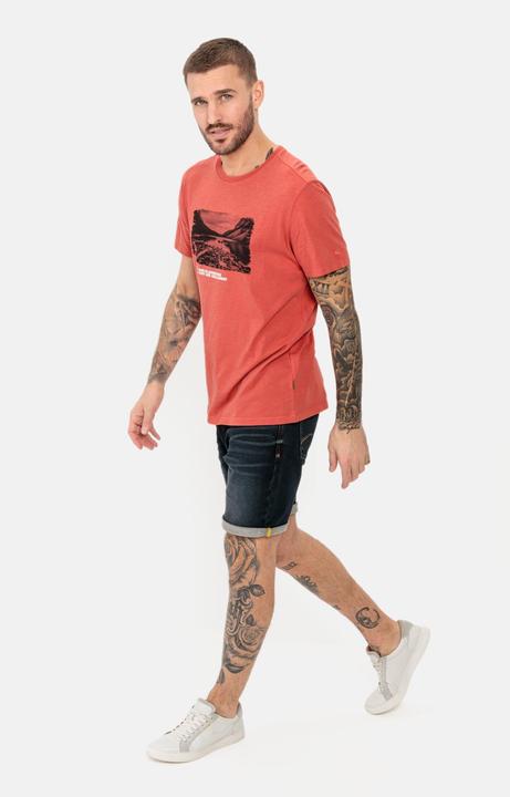 Actual product image Camel Active T-shirt with print made from sustainable organic cotton (6XL)