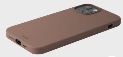 Actual product image Holdit Phone Case Dark Brown