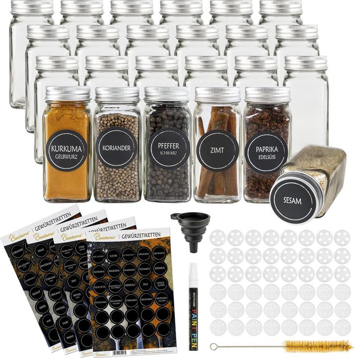 Immagine prodotto Cuccinara Set di bicchieri per spezie (0.12 l)
