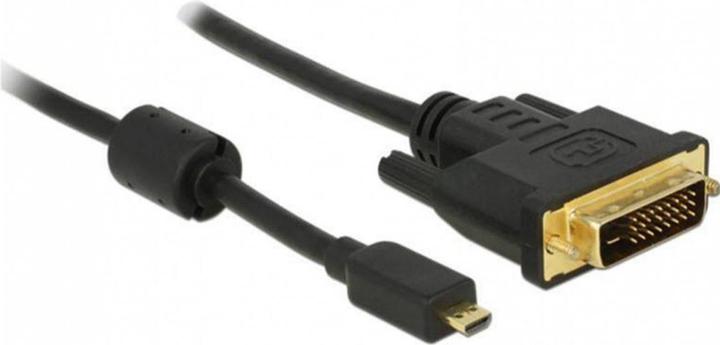 Delock micro HDMI (Typ D) — DVI (2 m, HDMI, DVI)