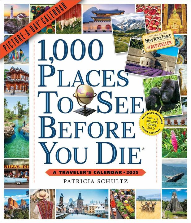 Produktbild 1,000 Places to See Before You Die Picture-A-Day® Wall Calendar 2025 (Harter Einband, Englisch)