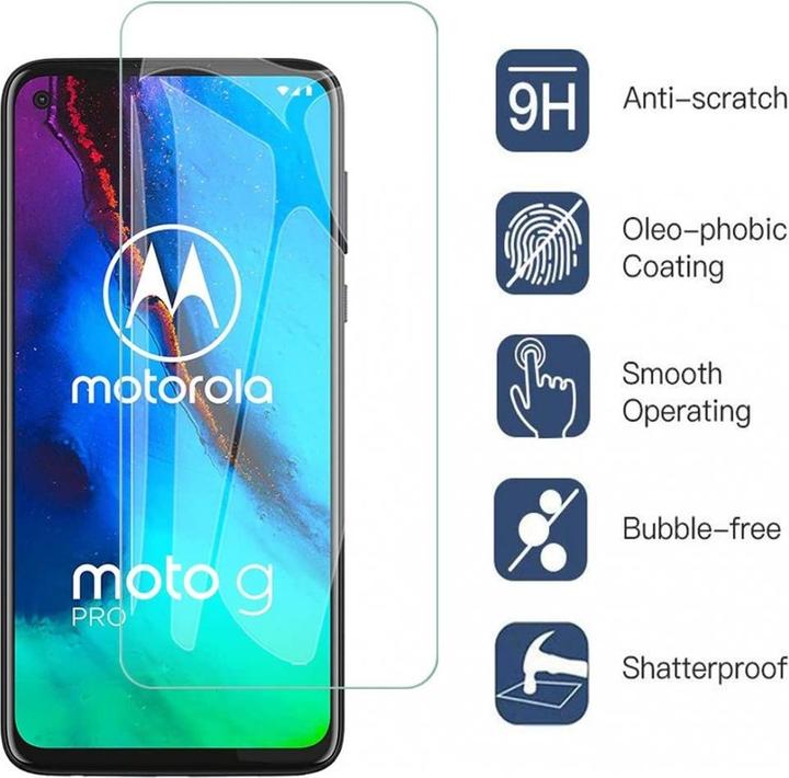 Produktbild Screenguard Motorola Moto G Pro Panzerglas Schutzfolie Case Friendly Design (1 Stück, Motorola Moto G Pro)