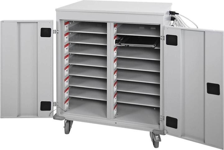 Produktbild ADB Laptopwagen Notebookwagen 16 Fächer (92 cm, 106 cm)