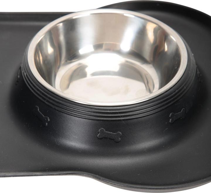 Actual product image Jackson Pet Co Double Dog Bowl & Mat (2 l)