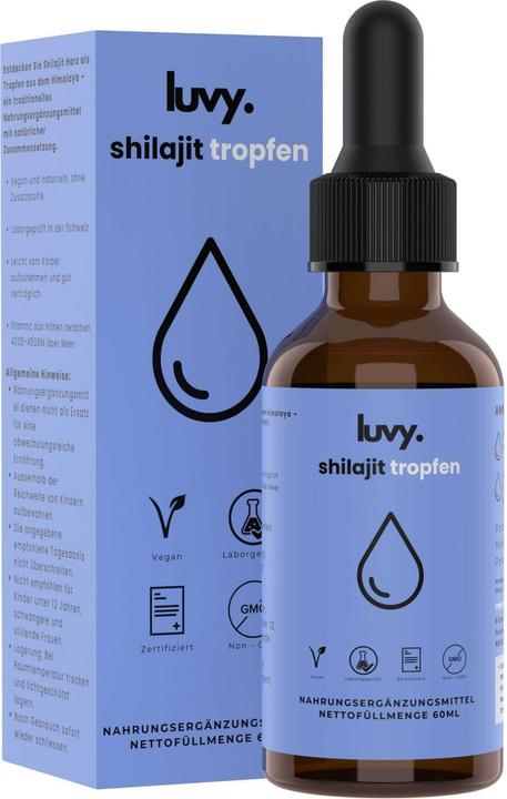 Luvy Shilajit-Tropfen (1 Stück, Tropfen, 60 g)