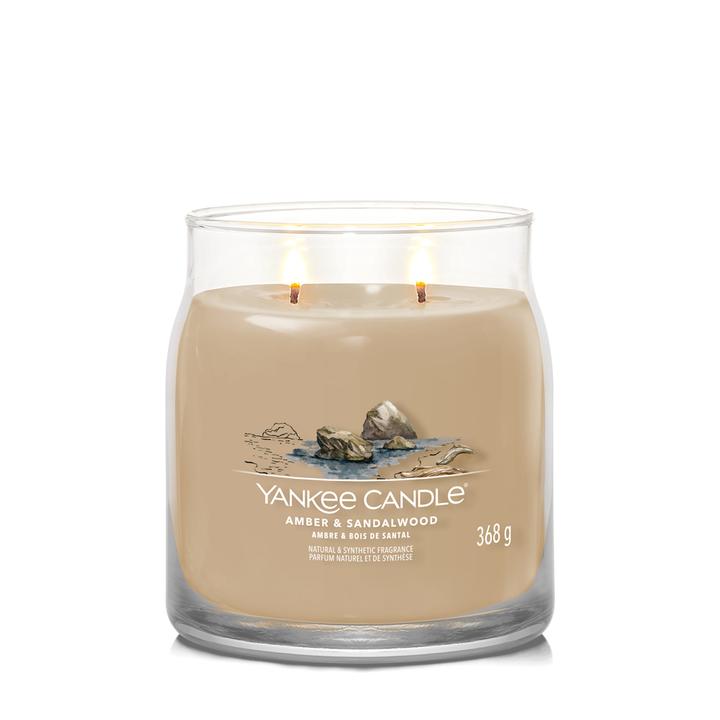 Actual product image Yankee Candle Amber & Sandalwood medium (368g)