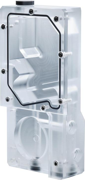 Produktbild Phanteks R160C Reservoir - transparente Acryl-Backplate, DRGB-LED