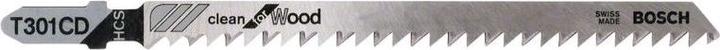 Actual product image Bosch Professional Zubehör Jigsaw blade T 301 CD Clean for Wood, pack of 3