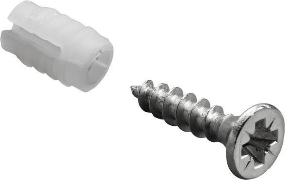 Hettich Spreizmuffe m. Topfbefestigungsschraube fr Scharniere, 5mm / 3,5 x 13 mm, 40 Stck (40 Stk.)