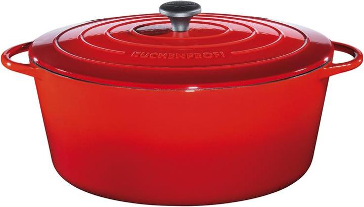 Produktbild Küchenprofi Bratentopf oval, 8.9 L (35 cm, Bräter + Schmortopf, Gusseisen)