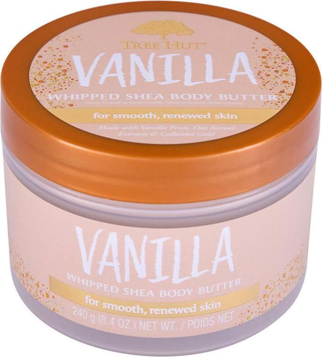 Actual product image Tree Hut Vanilla Shea Sugar Scrub with Vanilla Body Butter Aroma Gift Set 2023 90ml (Body cream, 240 ml)