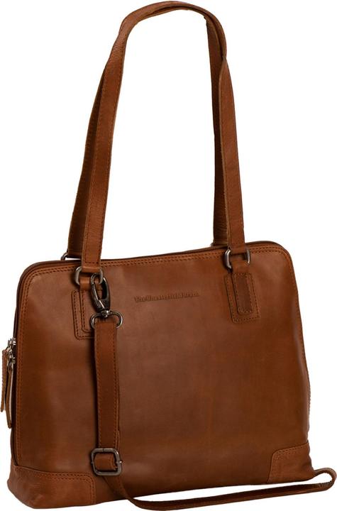 The Chesterfield Brand Wax Pull Up Schultertasche Leder 30 cm Laptopfach