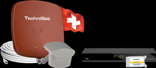 TechniSat Multytenne ROT, Set Swiss Editionpaket