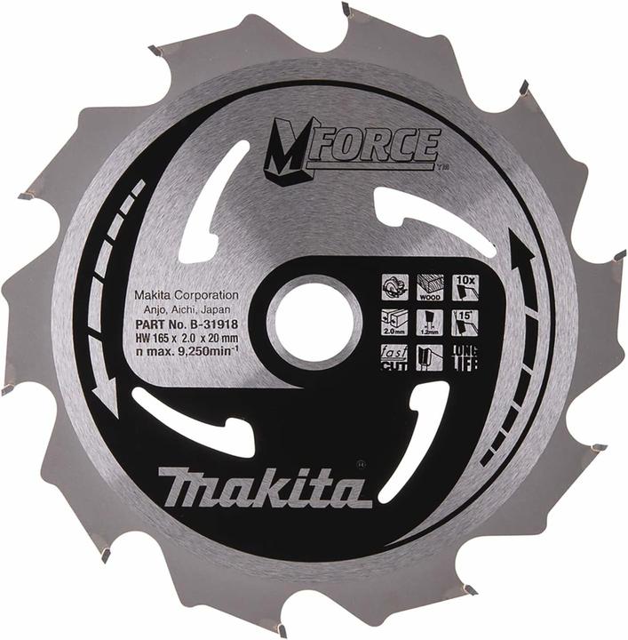 Makita M-FORCE Saw blade 165x20x10Z