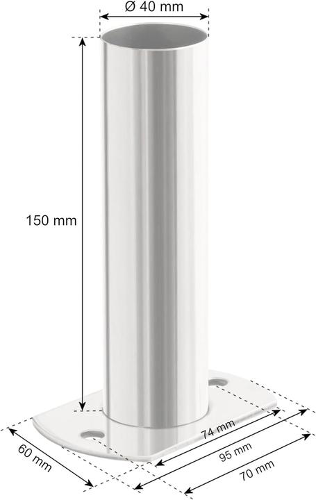Produktbild Zelsius Edelstahl Poolleiter Halterung