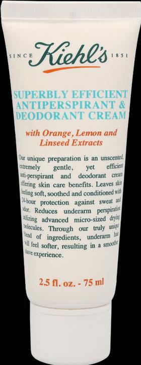 Actual product image Kiehl's Superbly Efficient Anti-Perspirant & Deodorant (Crème, 75 ml)
