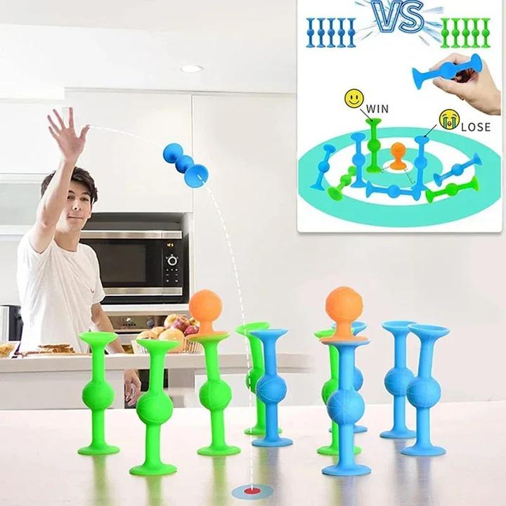 Produktbild I Am Creative Saugnapf Wurfspiel, Fenster Dart Spiel, Anti-Stress, Partyspiel