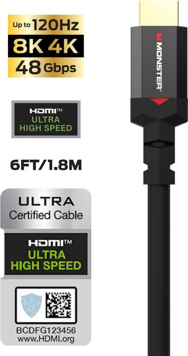 Image du produit Monster Game 8k (1.80 m, HDMI)