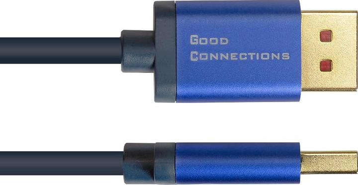 Image du produit Good Connections GC 4814-SF020B Câble DisplayPort DP1.4 mâle Flex 8Ka60 Hz 2 m (2 m, DisplayPort)