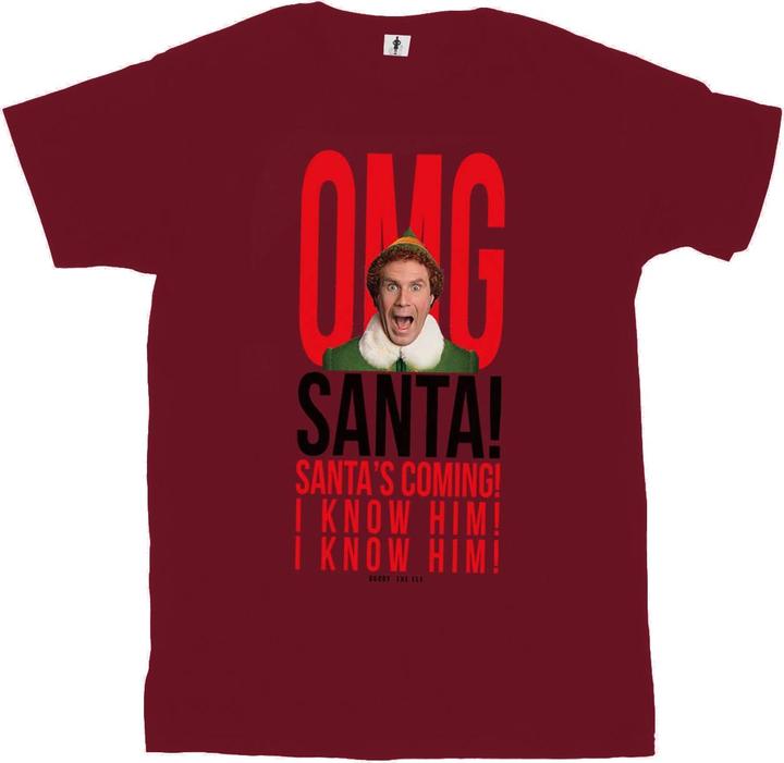 Elf OMG Santa I Know Him TShirt