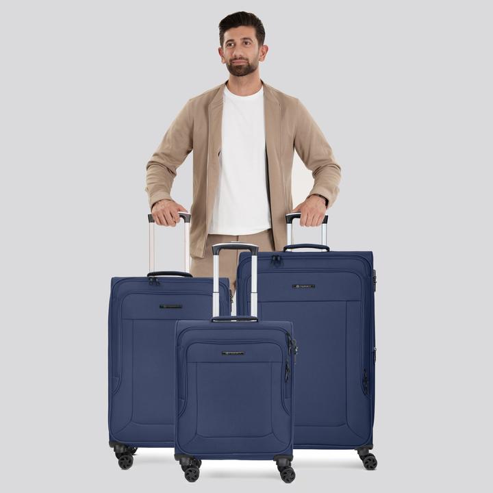 Produktbild Franky Melbourne 3.0 4-Rollen Kofferset 3tlg. mit Dehnfalte (180 l, XL (ab 115l))
