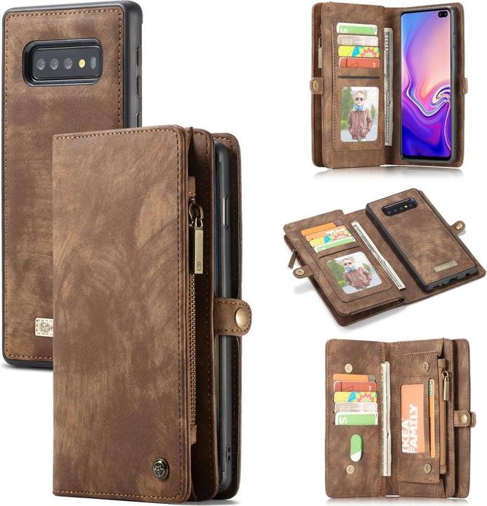 Produktbild Caseme Samsung Galaxy S10+ Echtleder Portemonnaie Karten Hülle (Samsung Galaxy S10+)