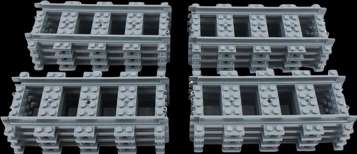 Produktbild LEGO City Eisenbahn Schienen Gerade 16 Stueck