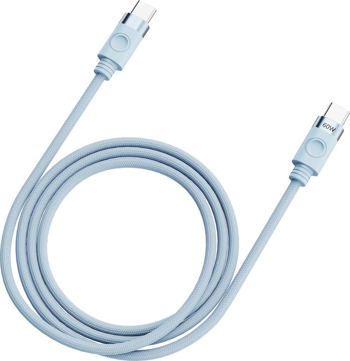 Actual product image Orico Cable CDX 60W 3A Power Delivery USB-C - USB-C cable 1m - blue (1 m, USB 2.0, 60 W)