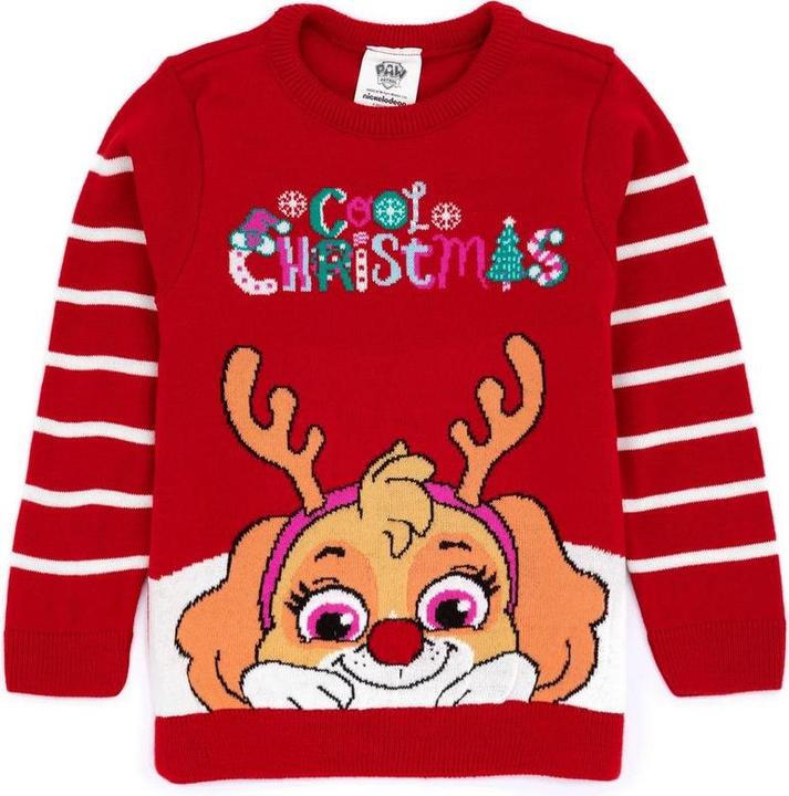 Produktbild Paw Patrol Skye gestrickter Weihnachtspulli (122)