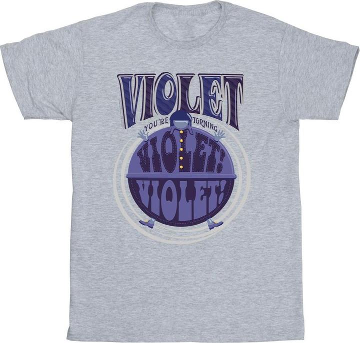 Willy Wonka & the Chocolate Factory Violet Turning Violet TShirt Mädchen