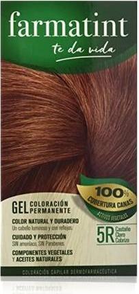 Image du produit Farmatint gel coloración permanente #5r-castaño claro cobriz (5r)