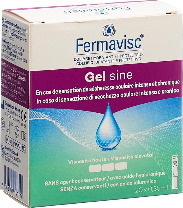Produktbild OmniVision Fermavisc Gel Sine (7 ml, 20 x 0.35 ml)