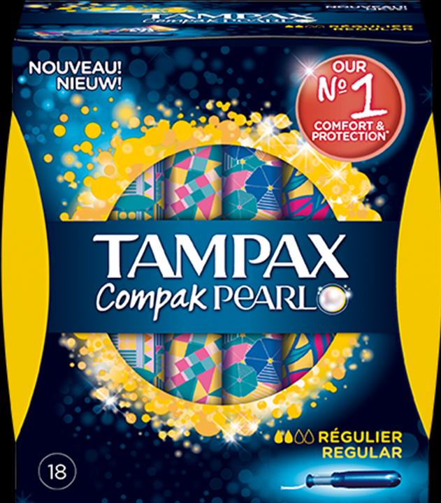 Actual product image Tampax Pearl (18 x, Regular)