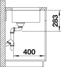 Produktbild Blanco Supra 450-U (Unterbauspüle, 43 cm, 48 cm)