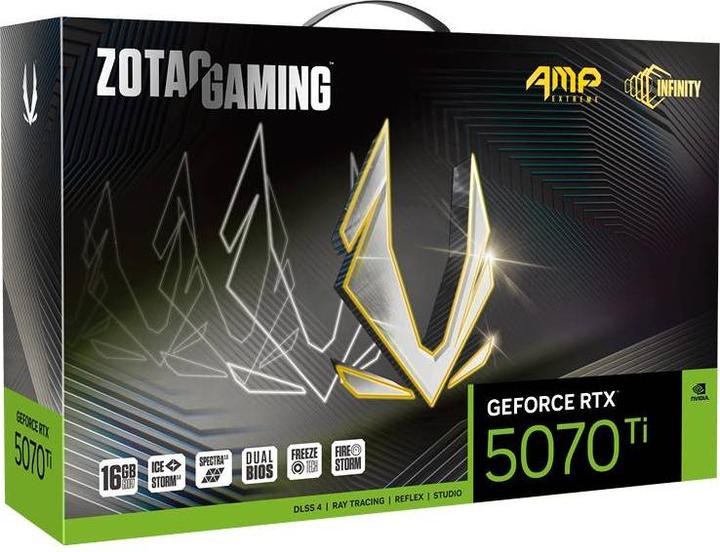 Image du produit Zotac GeForce RTX 5070 Ti AMP Extreme INFINITY (16 Go)