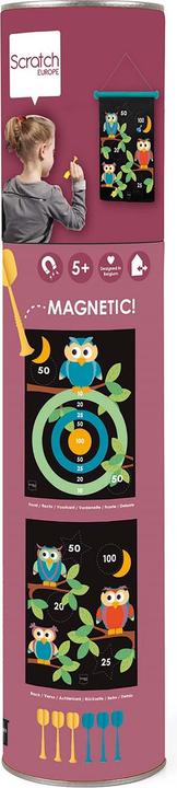 Image du produit Scratch Jeu de fléchettes magnétique Hibou moyen (1 x)