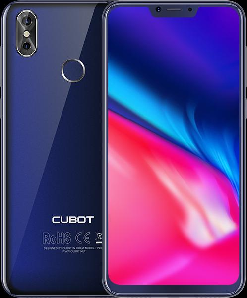 Cubot P20 (64 GB, Blue, 6.18", Hybrid Dual SIM, 20 Mpx, 4G)
