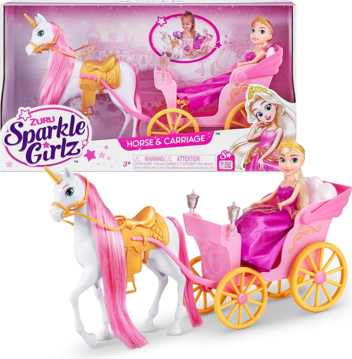 Komelon SPARKLE GIRLZ playset royal horse carriage, 10068