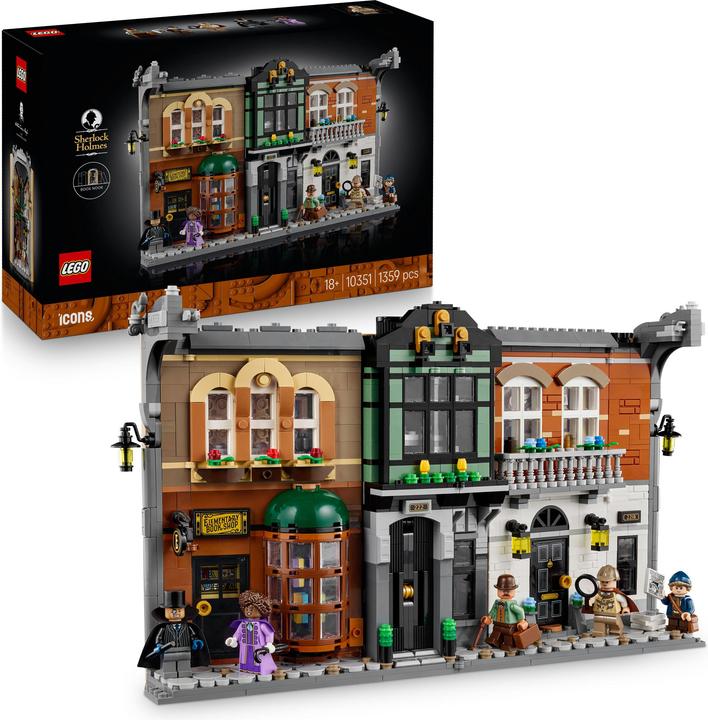 Actual product image LEGO Sherlock Holmes: Book Nook (10351, LEGO Icons)