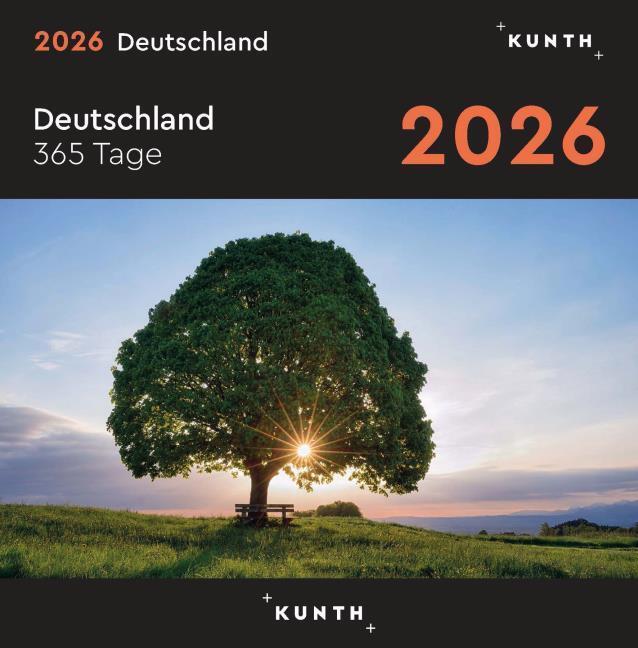 Immagine prodotto Deutschland - 365-Tage-Abreisskalender 2026 (Copertina rigida, Tedesco)