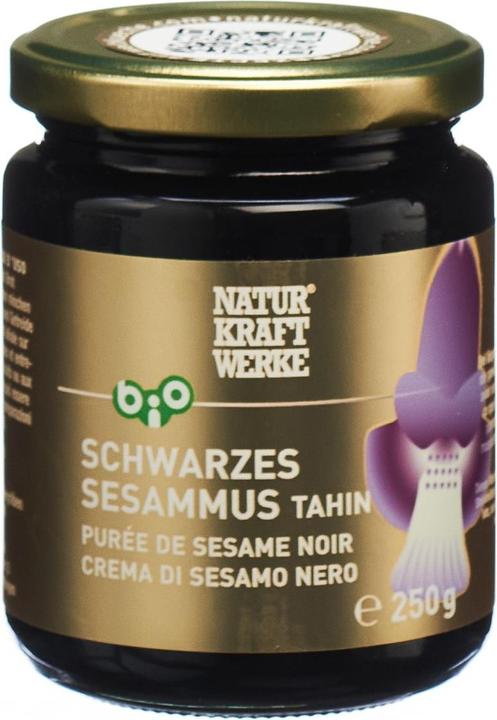 NaturKraftWerke Schwarzes Sesammus Tahin Bio (250 g)