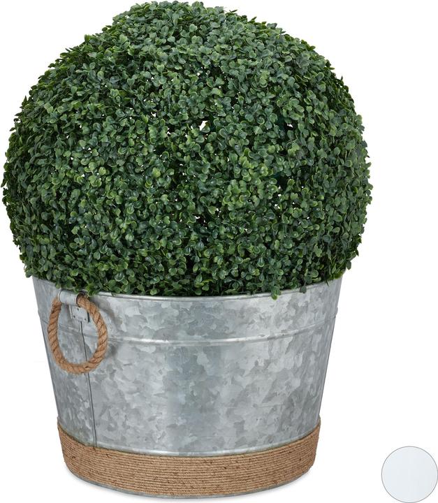 Produktbild Relaxdays Zinkwanne (44 cm)
