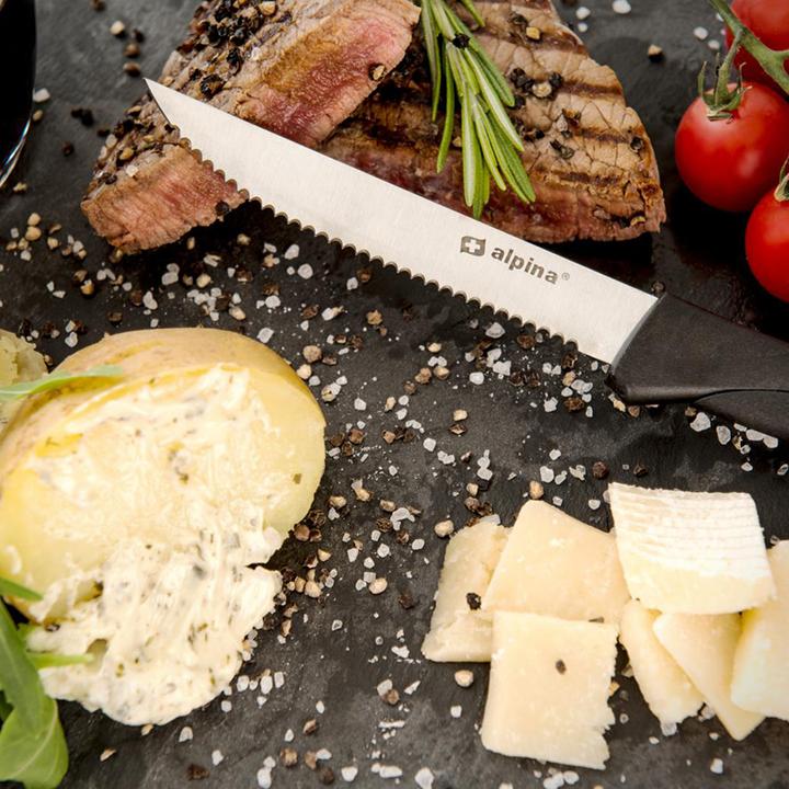 Image du produit alpina Couteau à steak 6pcs 22.8cm SS/PP (6 pièce(s), Couteau)
