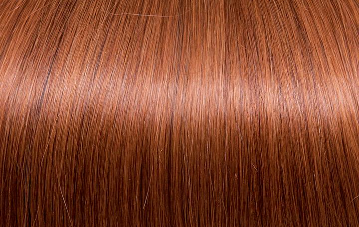 Seiseta Classic Keratin Fusion Glatt 130 Kupferrot Hellblond 40/45 cm (Kupferrot Hellblond)