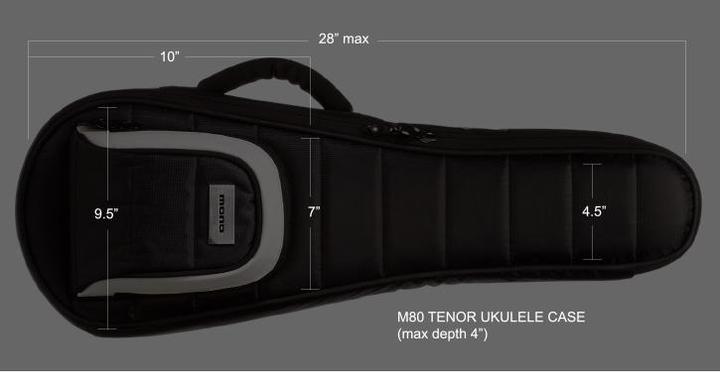Immagine prodotto mono M80-UT-BLK Custodia per Ukulele Tenore (Ukelele)