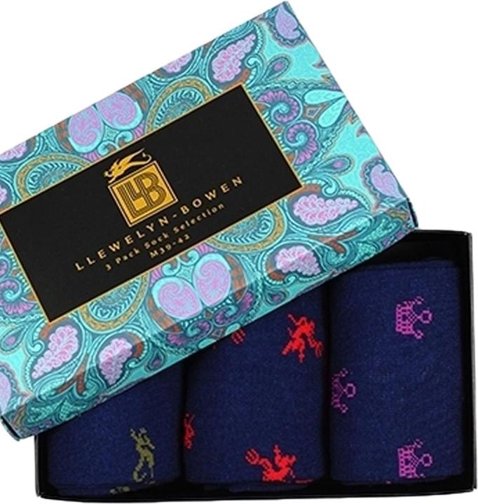 Laurence Llewelyn-Bowen Socken (3Erpack) (3er Pack, L)