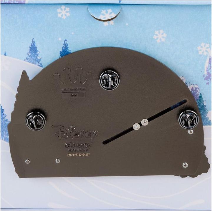 Actual product image Loungefly Disney by pin badge Mickey and friends Winter Wonderland 3" Limited Edition 8 cm