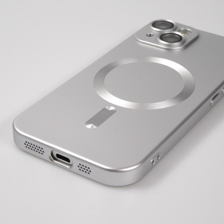 Produktbild PhoneLook Hülle Gummi weich mit Kameraschutzglas MagSafe (Apple iPhone 15 Plus)
